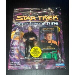 Star‎ Trek Deep Space Nine Chief Miles O'Brien Action Figure 1993 Playmates New